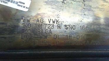 Audi - Volkswagen-1K0131723R 1K0181GA 5N0166BBBộ lọc khí thải