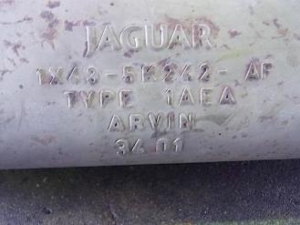 JaguarArvin Meritor1X43-5K242-AFCatalyseurs
