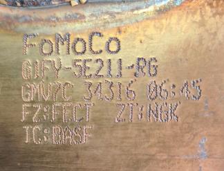 FordFoMoCoG1FY-5E211-RGउत्प्रेरक कनवर्टर