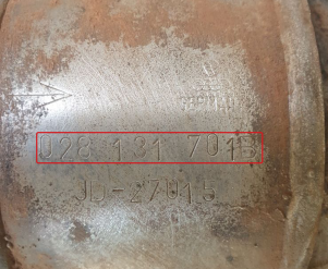 Audi - Volkswagen-028131701BBộ lọc khí thải