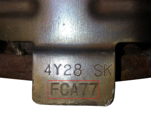 Subaru-FCA77催化转化器