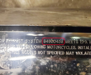 Harley-Davidson-64900458Bộ lọc khí thải