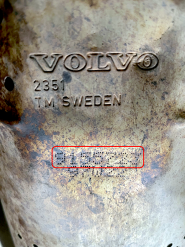 Volvo-9155723Bộ lọc khí thải