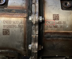 Suzuki-129C01 - 16001المحولات الحفازة