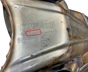 Ducati-ZDM-A155المحولات الحفازة