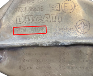 Ducati-DUCATI ZDM-A109Katalizatoriai