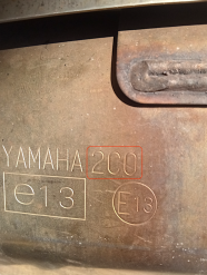Yamaha-2C0Katalis Knalpot