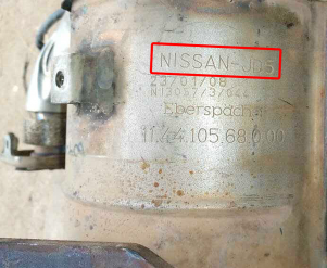 Nissan - RenaultEberspächerJD5Bộ lọc khí thải