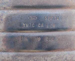 Ford-YW7C CA LOW (REAR)Catalyseurs