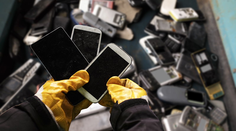 Most electronic devices contain elements of precious metal 